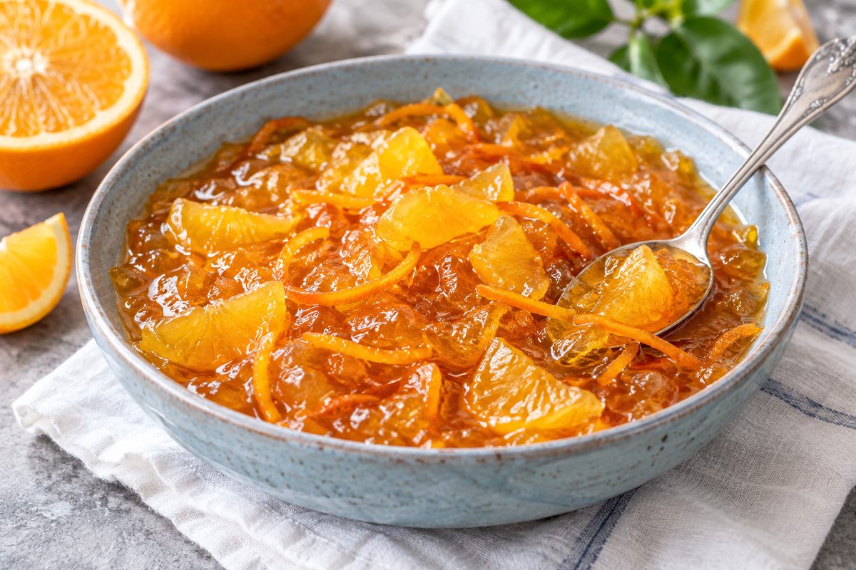 Конфитюр из апельсинов с цедрой
