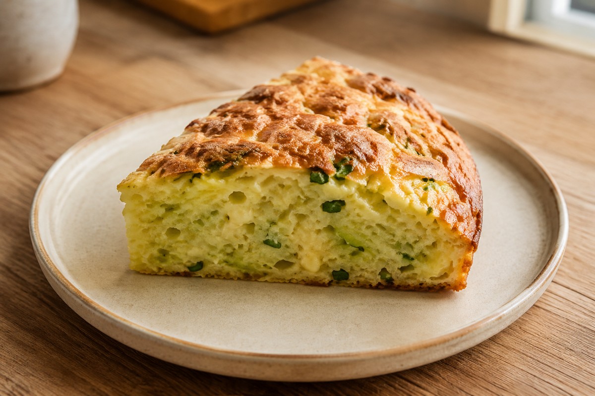Пирог с кабачком и сыром