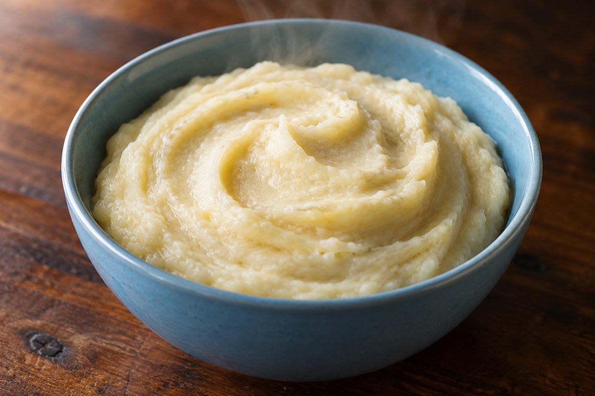Пюре из картофеля и корня сельдерея
