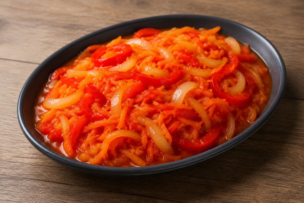 Салат из перца с морковью на зиму