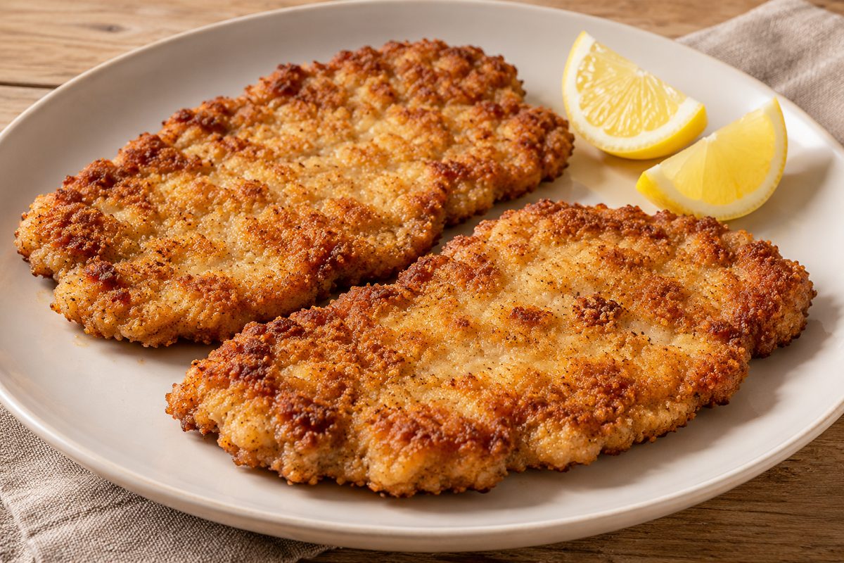 Шницели из свиной корейки