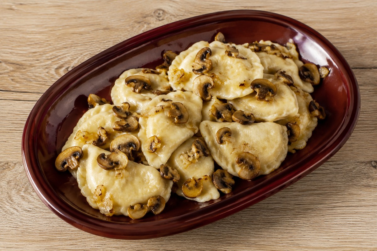 Вареники с картофелем и грибами